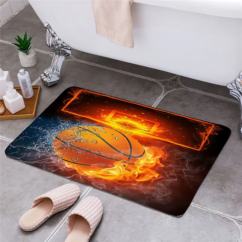 Баскетбольный коврик для входной двери напольный нескользящий ног домашний