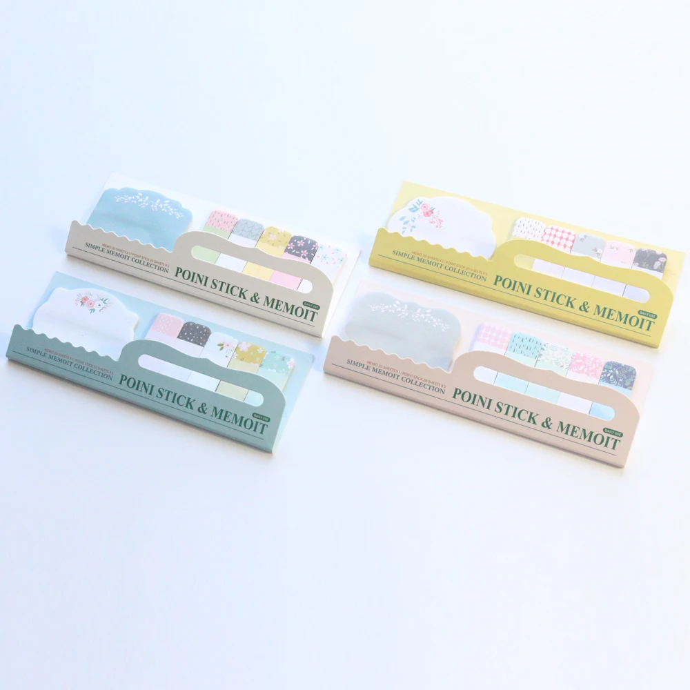 Оригинальный креативный мультяшный цветочный дизайн Domikee индексный ярлык липкий