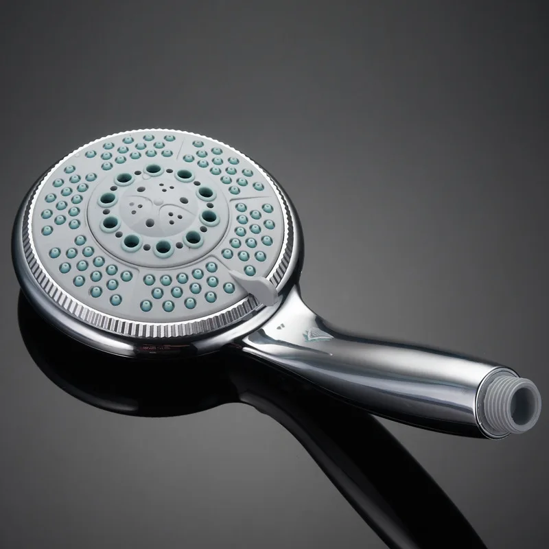multifunctional large panel water saving shower head with switch to turn off the water hand held shower head bathroom accessori free global shipping