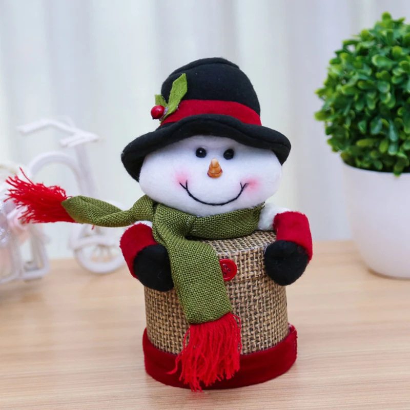 

Gift Box Christmas Decoration Cute Pretty Durable Box Candy Storage Basket For Kids Adults B88