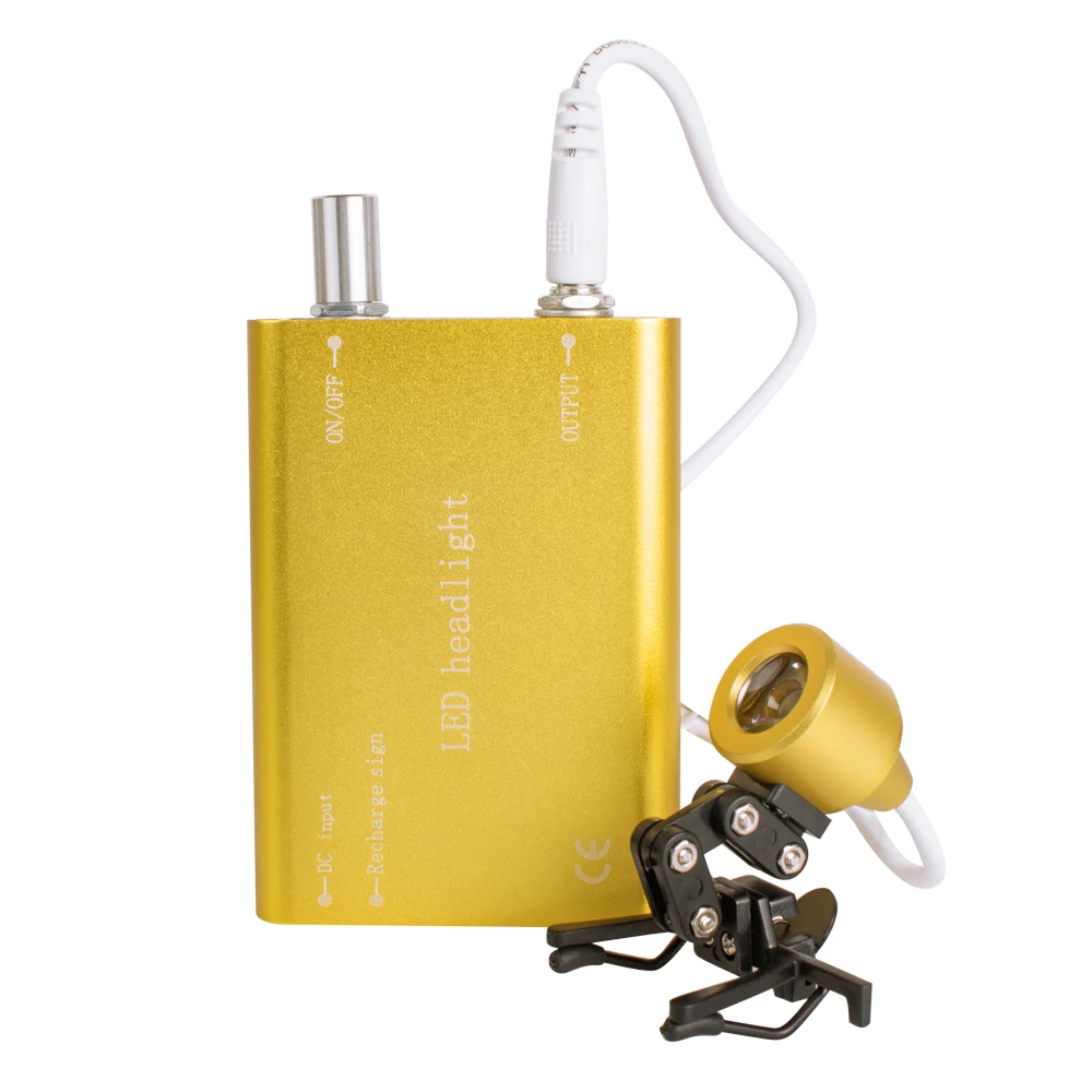 Портативный желтый светильник для стоматологической хирургической медицинской