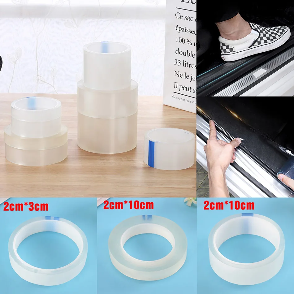 Автомобильная наклейка s Защитная пленка для края двери клейкая лента авто