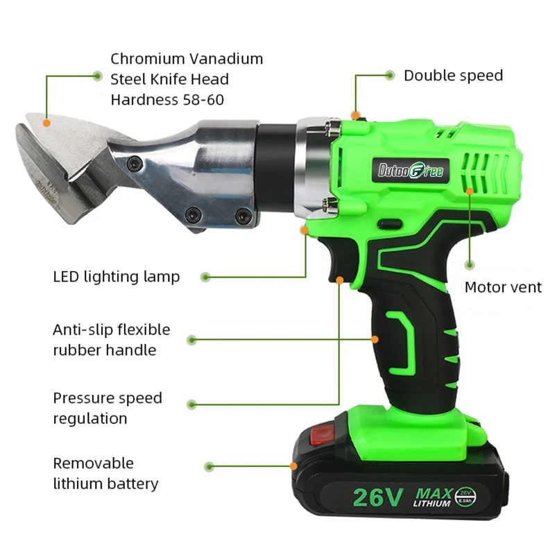 Электрические ножницы портативный Беспроводной Перезаряжаемый для резки