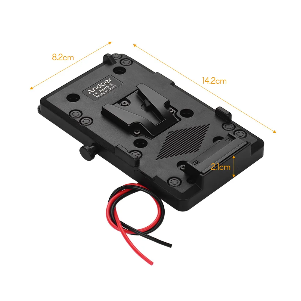 Andoer адаптер для задней панели батареи с выходом D-tap Sony V-Mount V-Lock внешняя батарея