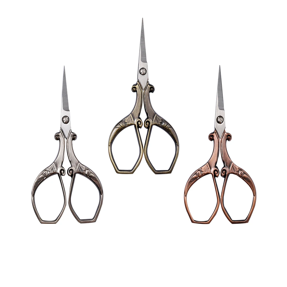 Ножницы для рукоделия MIUSIE винтажные Угловые ножницы вышивания ногтей макияжа