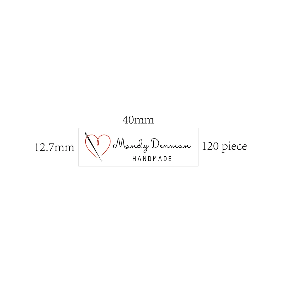 Этикетки для глажки одежды с логотипом или текстом 120 шт. | Дом и сад