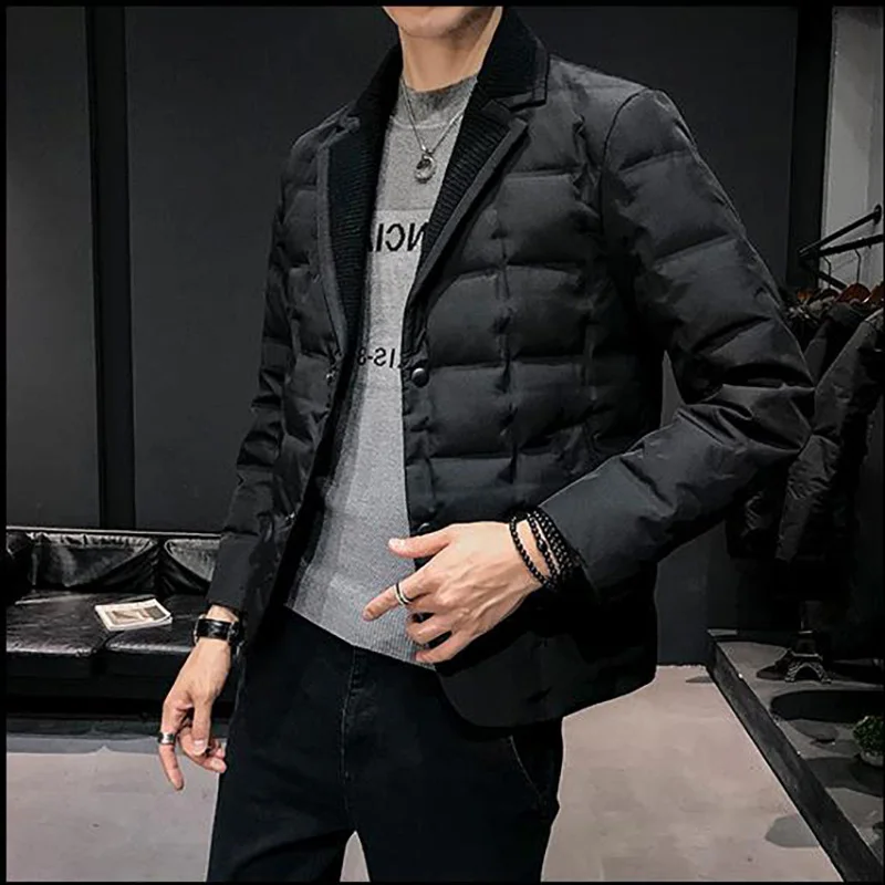 

2020 new arrival winter 90% white duck down jacket men,male's suits,male's Cotton thicken warm Solid down Jacket plus-Size M-4XL