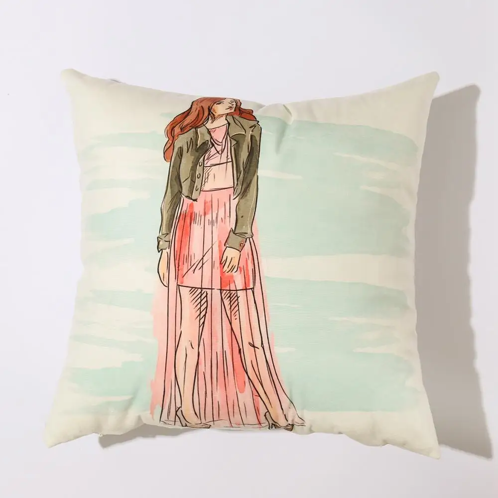 MIHE Счастливого Рождества подушек аксессуары для на диван-кровать дома чехлы