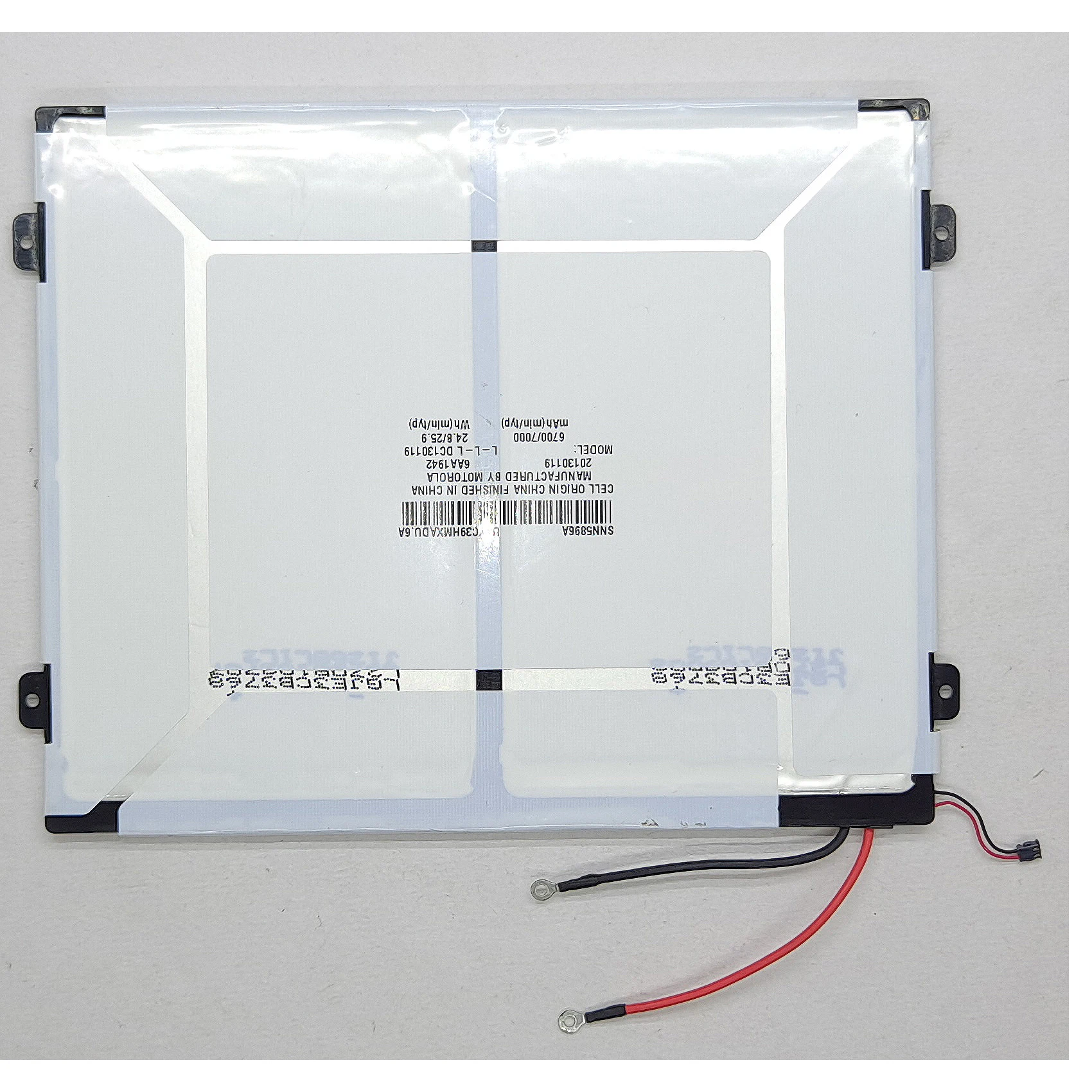 Оригинальная настольная батарея TB40 L-L-L DC110510 SNN5896A для motorola MZ615 MZ616 MZ617 Xoom 2 10 1 дюйма |