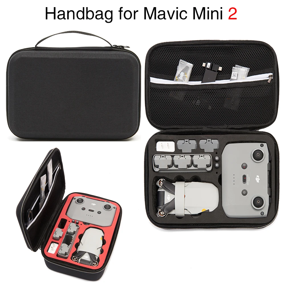 Bolsa de almacenamiento portátil para Dron DJI Mavic Mini 2, bolso de mano, caja de transporte para exteriores, accesorios para Dron