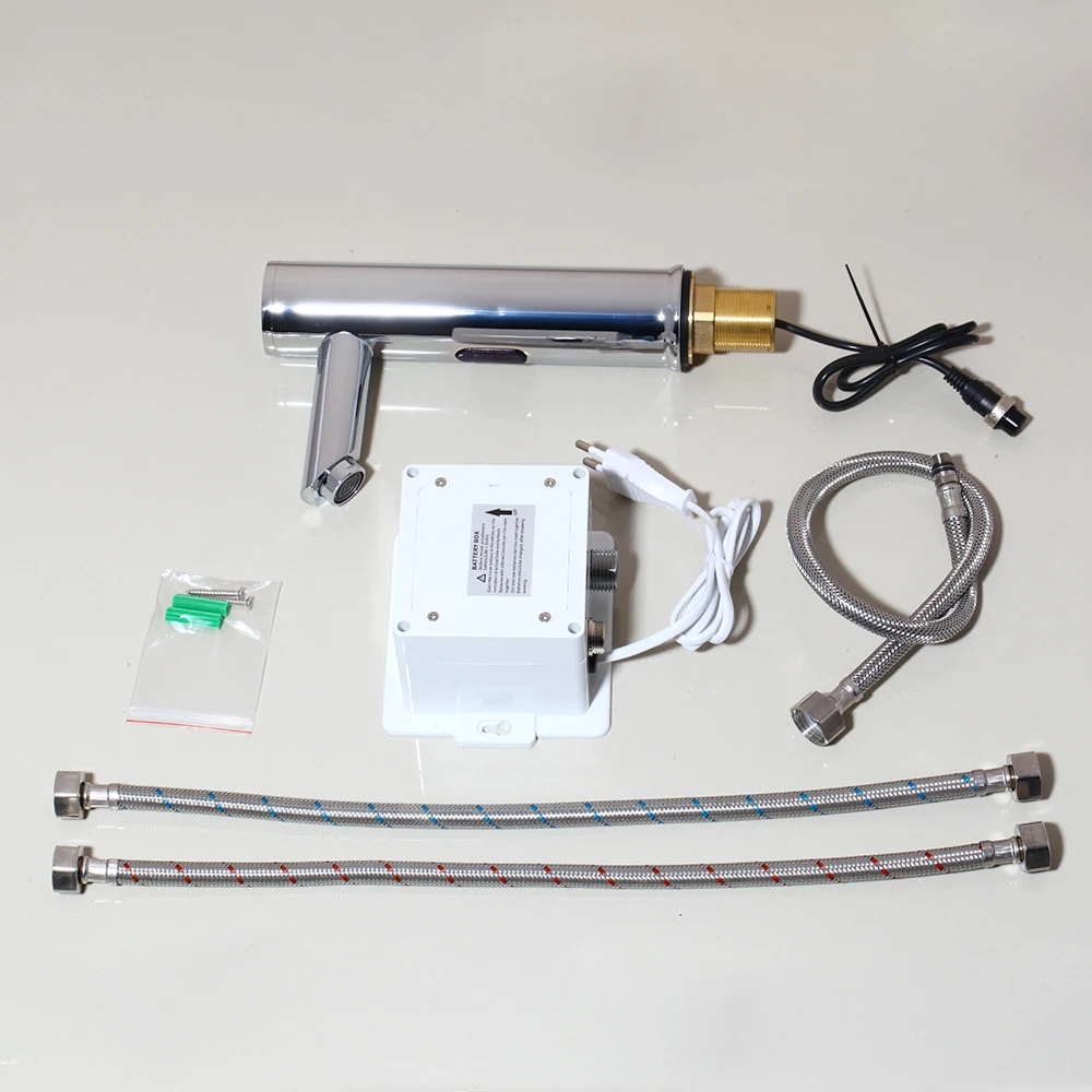 Хромированный автоматический сенсорный смеситель ZAPPO смесители для раковины