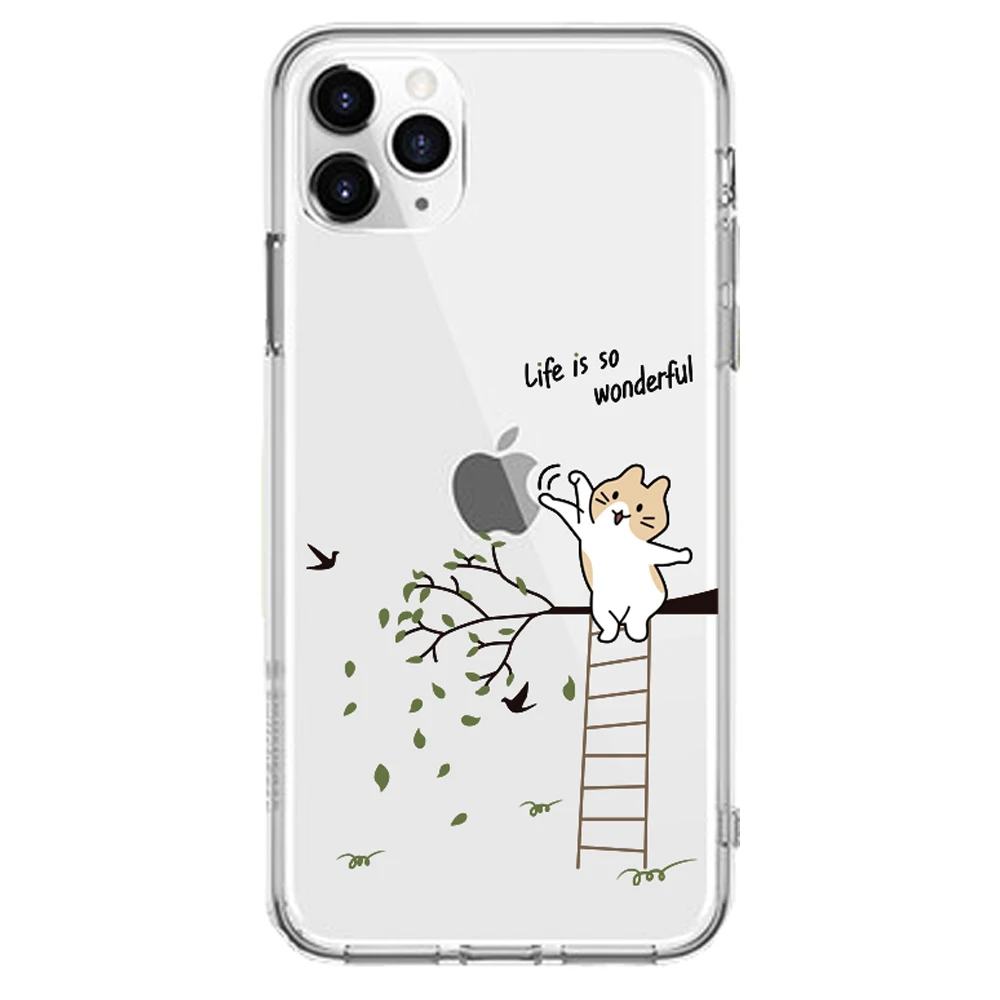 07 Мягкий силиконовый чехол для Apple iPhone 8 7 7Plus 6 6S 5S SE чехол s i Phone X XS Max XR 11Pro оболочка Рождественская елка снежинка - Цвет: 07