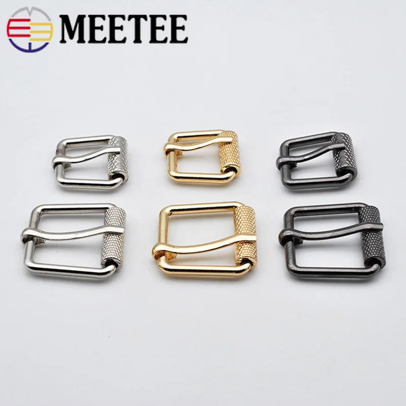 Meetee 5 шт. ID 15/20 мм штырьковые пряжки ремня 3 цвета сплав для сумок ленты багажа