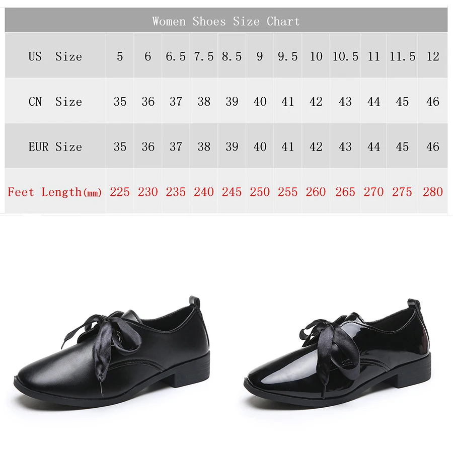 Autumn Bow Shiny Loafers Women Shoes Patent Leather Elegant Low Heels Ladies Footwear Female Pointed Toe Thick Heel | Обувь