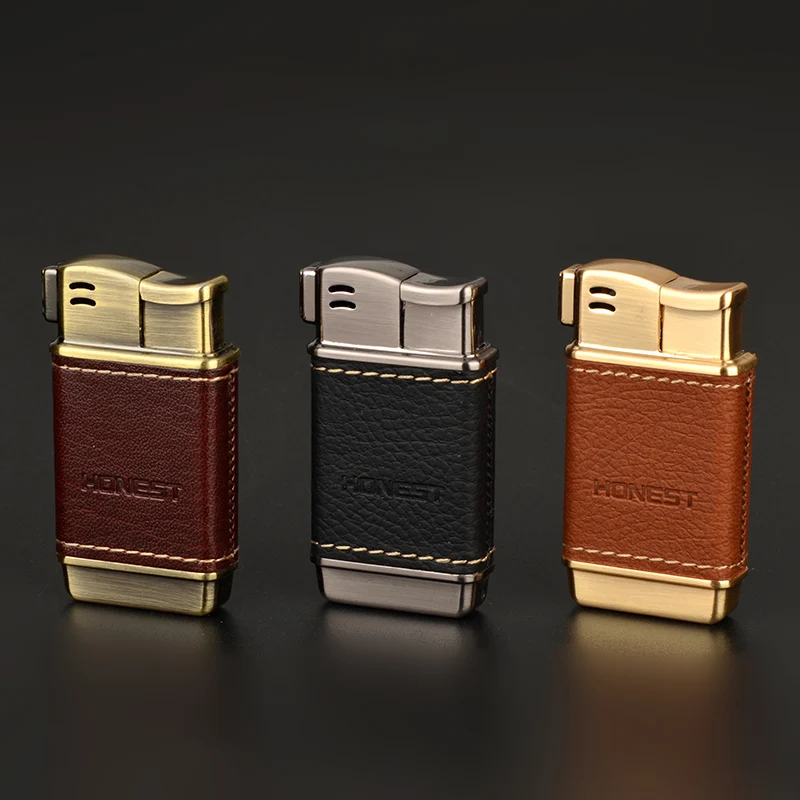 Честная Бутановая газовая надувная Зажигалка высокого качества зажигалка для