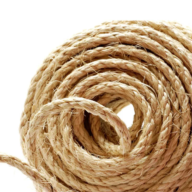 Сменная сизалевая веревка для кошек 6 мм Когтеточка устройство ремонта