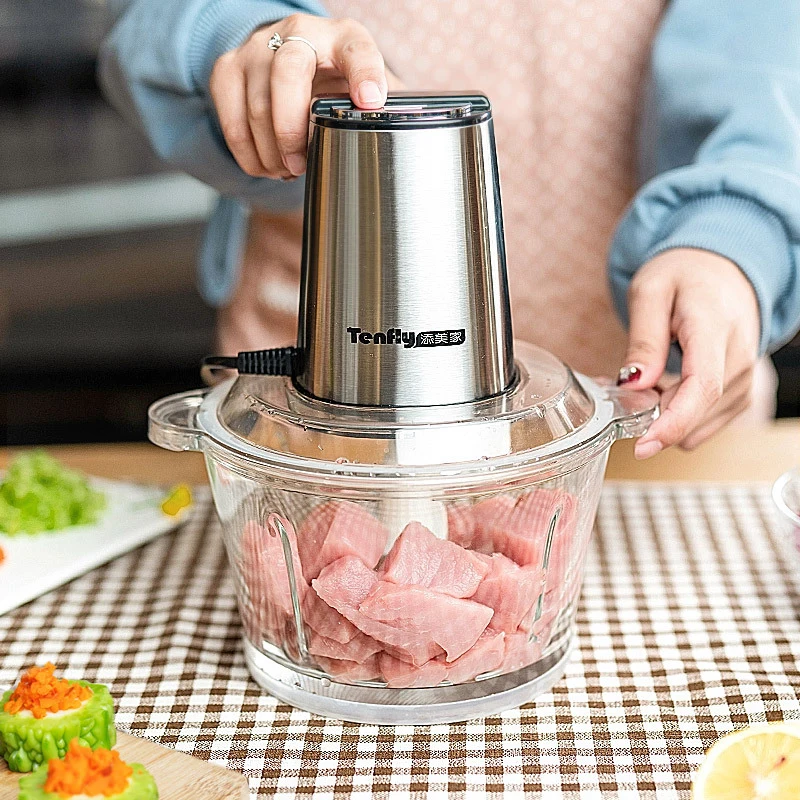 Электрическая мясорубка домашний маленький 220V Многофункциональный