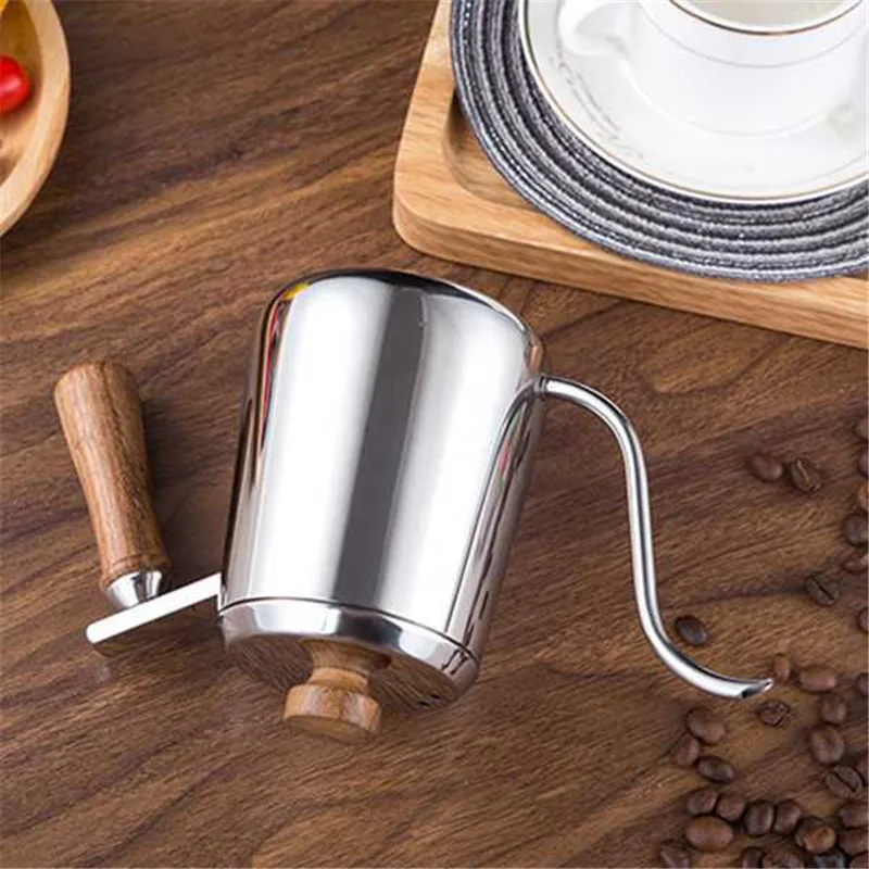 

Camping Coffee Pot Stainless Percolator Gooseneck Coffee Pot Espresso Kitchen Cafetera Francesa Portable Coffee Maker DL6KFH