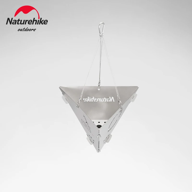 

Naturehike Triangle Wood Burning Stove Portable Camping Hanging Stove Outdoor Barbecue Stainless Platform NH20PJ120