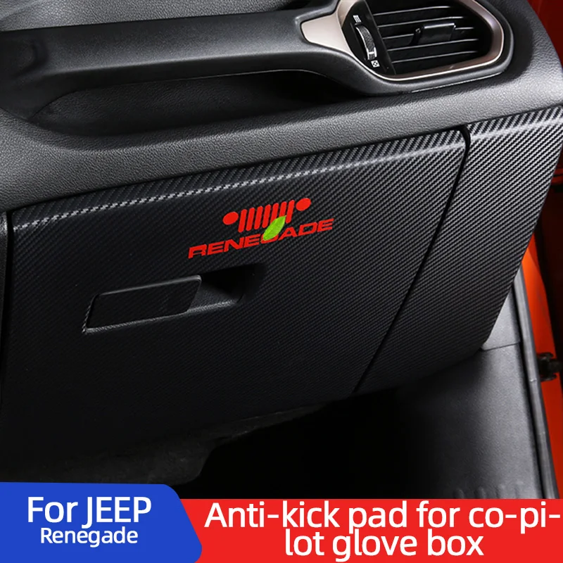 

Anti-kick Pad For Co-pilot Glove Box For JEEP Renegade Anti-dirty Protector Stickers Waterproof Car Decorate Accessories