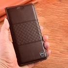 Чехол-книжка для Asus ROG Phone 3 Phone3 Strix, из натуральной кожи