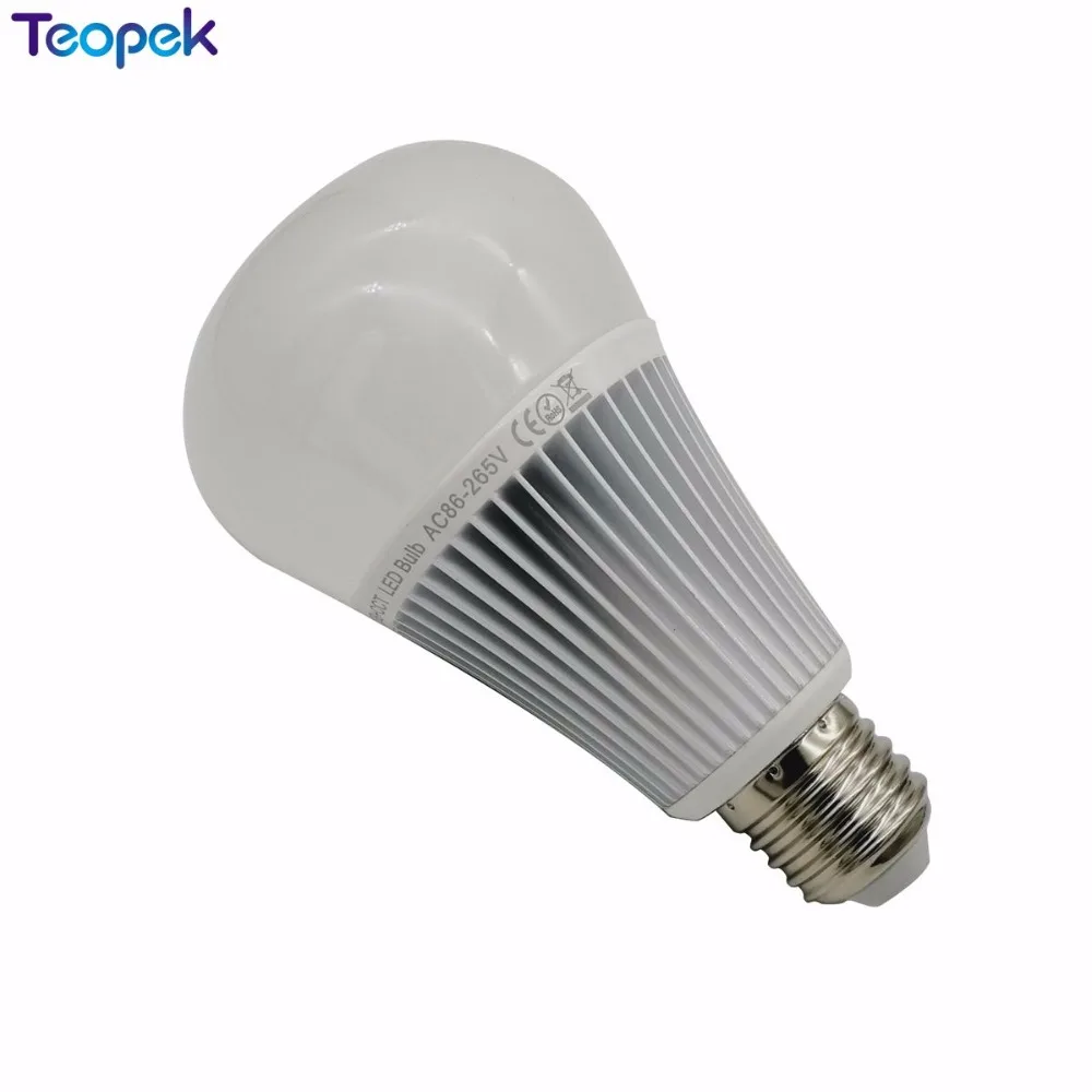 Miboxer E27 9 Вт RGB + CCT 2 в 1 Смарт светодиодный лампы FUT012 4G Беспроводной AC85 265V 4 зоны г RF