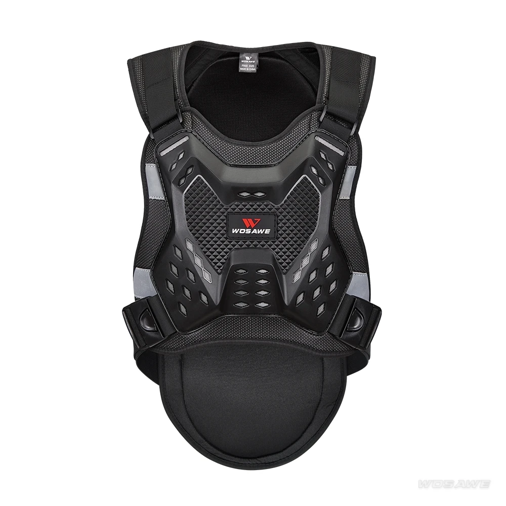 WOSAWE спортивная защита спины лыжная куртка нагрудное плечо Мужская одежда жилет