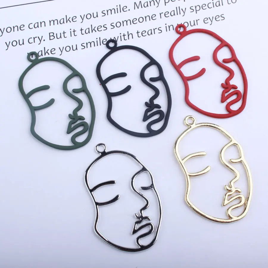 10 шт. золото/серебро Цвет и резиновый лаковый полые уход за кожей лица прелести