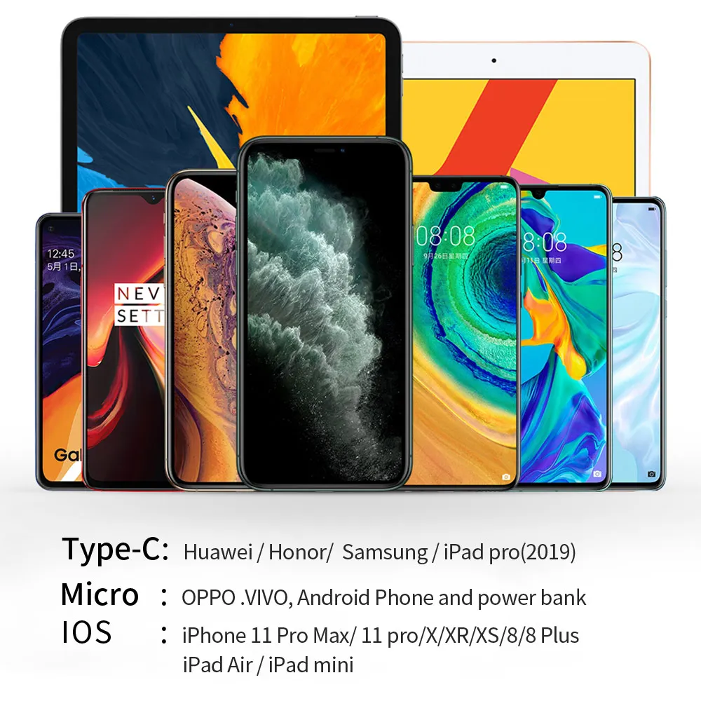 Магнитный кабель Micro USB twзуд для iPhone Samsung Быстрая зарядка Type C Android мобильный