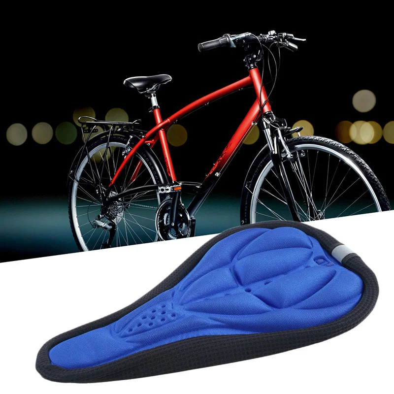 

Дышащее седло для горного велосипеда, чехол для подушки, утолщенный мягкий коврик для сидения для велосипеда, полимерное 3D губчатое седло д...