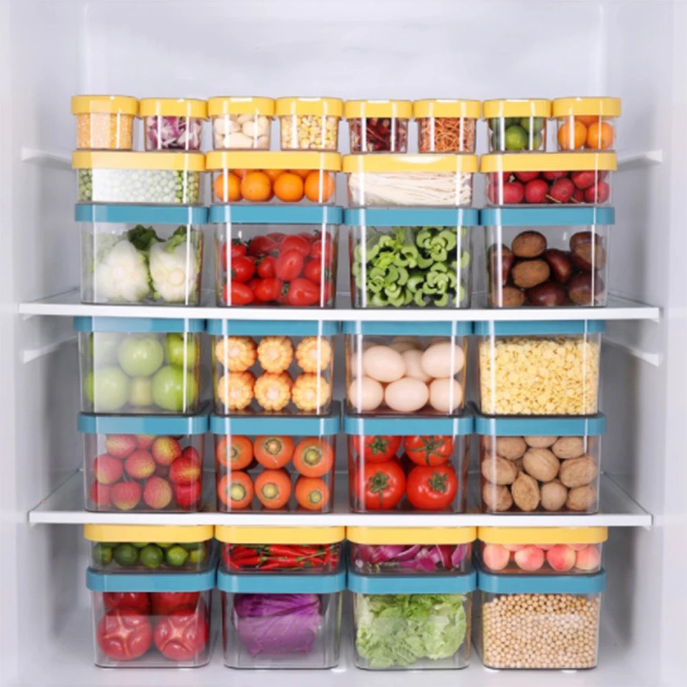 Контейнер для хранения пищевых продуктов в холодильнике со стандартной планкой