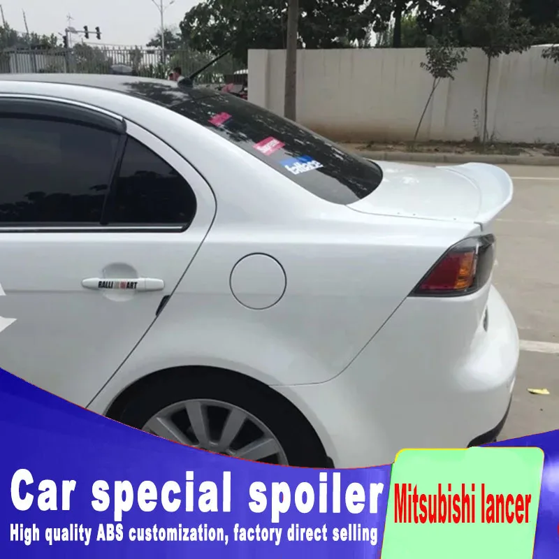 2010 2011 2012 2013 2014 2015 2016 аэродинамический обтекаемый спойлер для Mitsubishi lancer