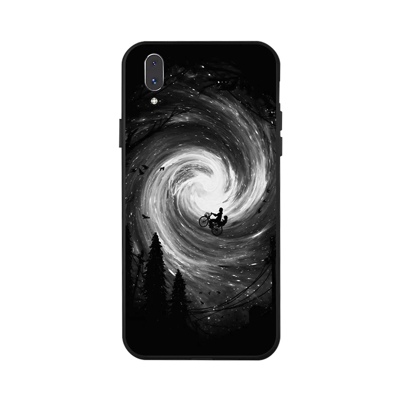 Astronaut Black TPU Case For Vivo V7 Y53 Y66 Y22 Y83 Y69 Y55 Funda X7 X9 X20 X27 Pro Plus V11i X21 Silicone Back Cover |