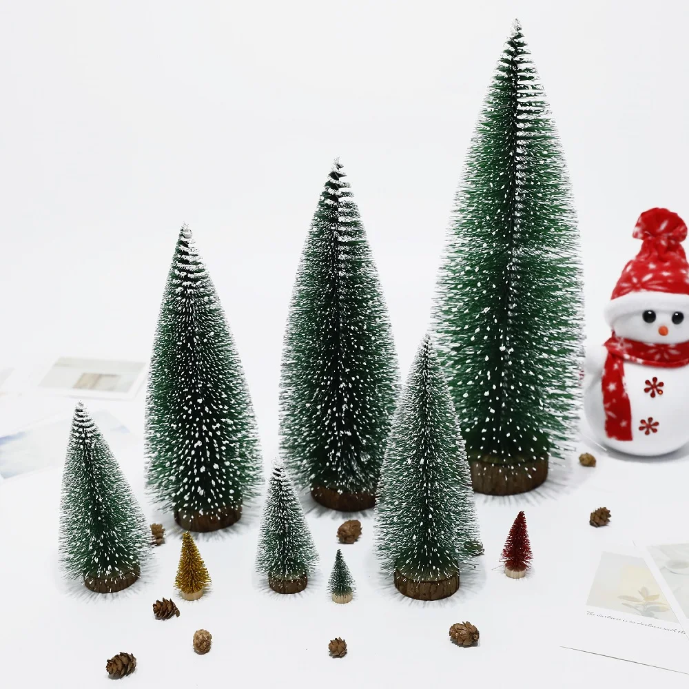 3 шт. новая Маленькая рождественская елка искусственные украшения для стола