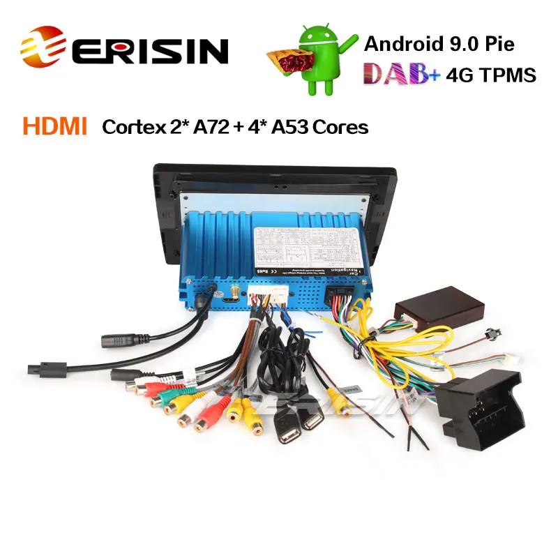Erisin ES6290B 9 &quotAndroid 0 Авторадио USB DAB + GPS Navi Wifi для BMW 3 серии E90 E91 E92 E93 | Автомобили и