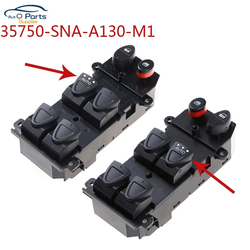 LHD RHD 35750 SNA A130 M1 Новый выключатель для стеклоподъемника A030 07 11 Honda civic переключатель