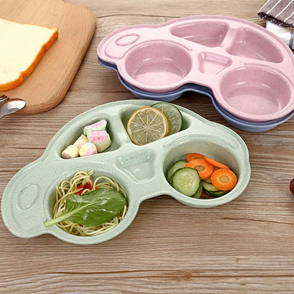 Детские чаши детская посуда для кормления пищевых с мультяшным автомобилем