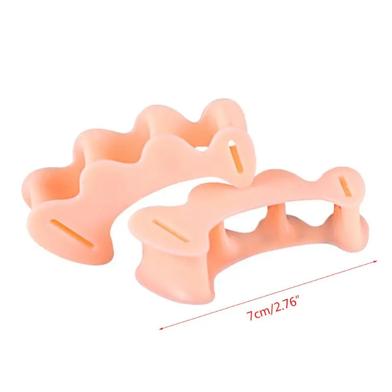 1 пара палец (средний сустав) лечение силиконовая три отверстия ортопедическая