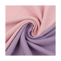 width 55 solid color comfort soft fine thread elastic knit fabric by the yard for t shirt dress pants material