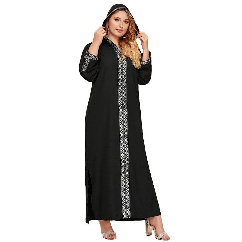 Muslim Clothes Women Long Sleeve New Fashion Large Size Dress Women Muslim Abaya Islamic Clothing Muslim Sets Cm184