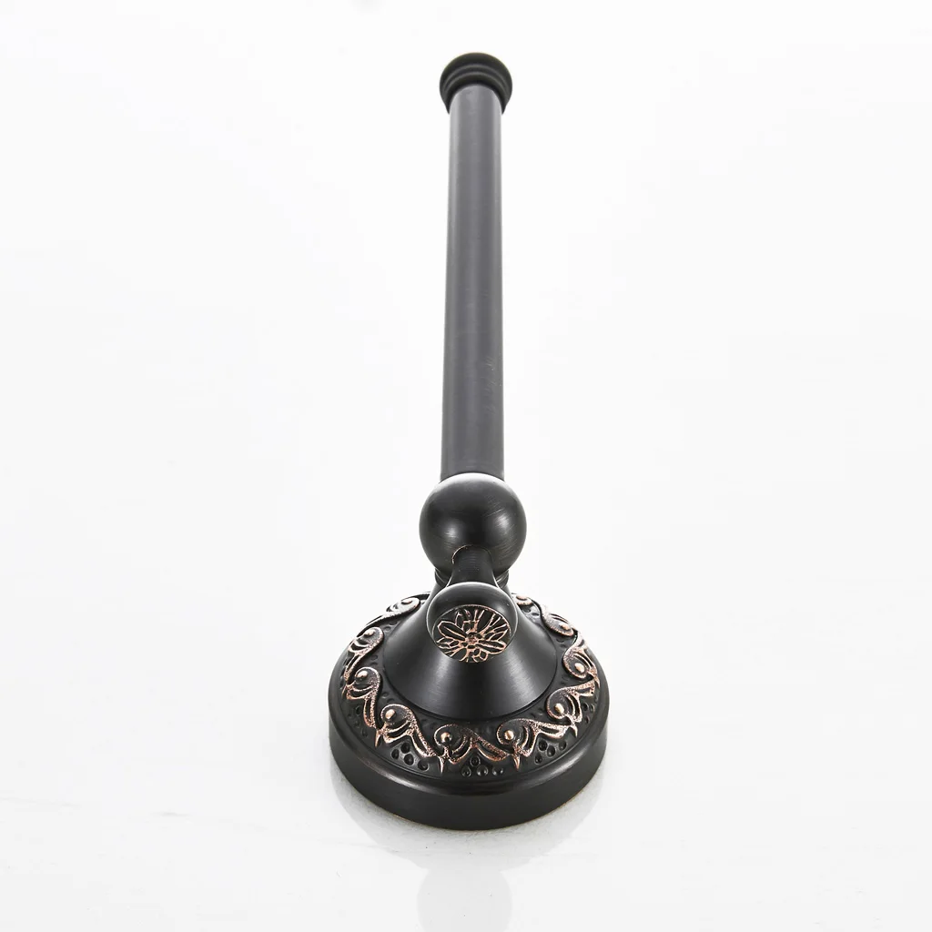 

Wall Mounted Single Toilet Paper Roll Holder Bathroom Organizer Hanger Bar