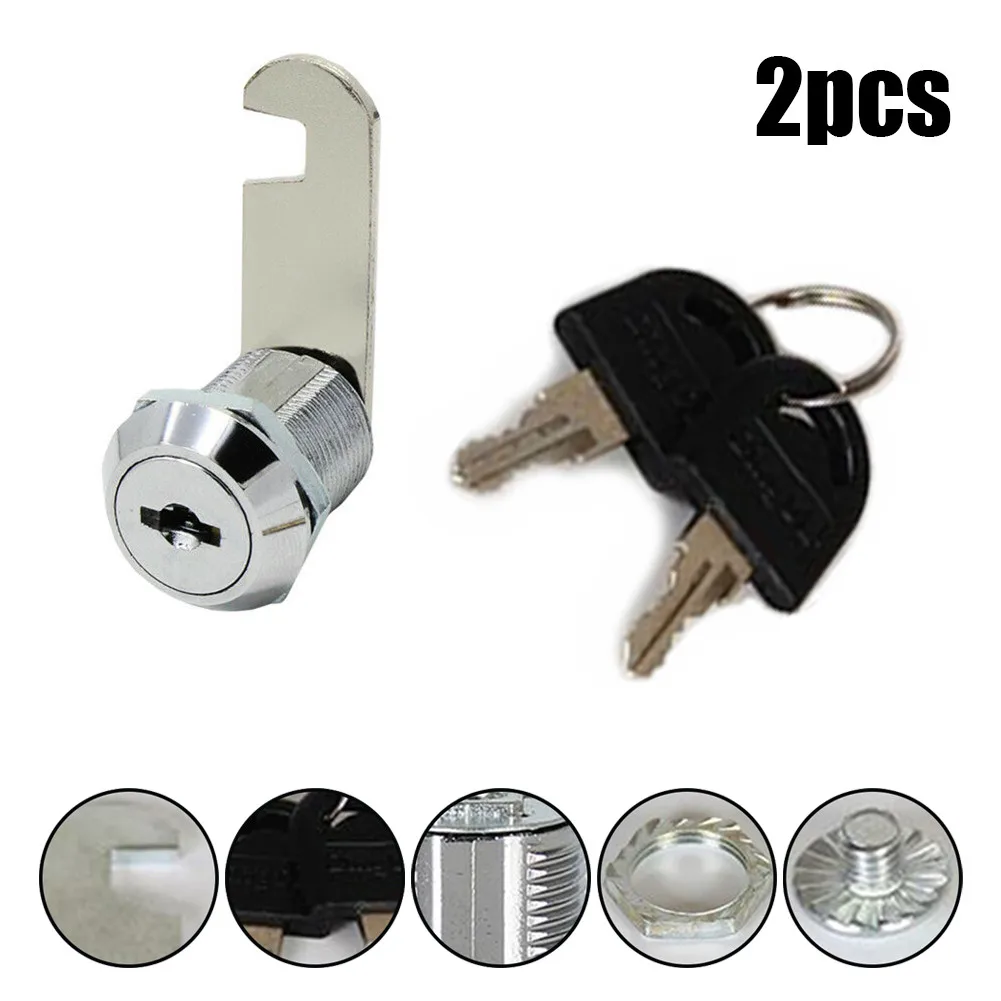 

10Pcs 16/20/25/30mm Cam Lock Door Barrel Drawer Cabinet Mail Box Locker Cupboard 2 Key For Filing Cabinet Locker Drawers