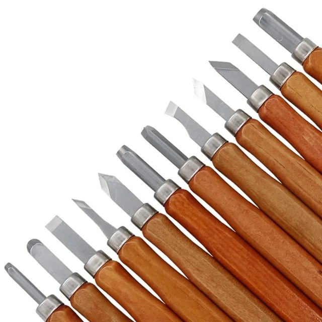 

3/5/8/10/12Pcs Wood Carving Hand Chisel Tool Set Woodworking Professional Carving Knife Set