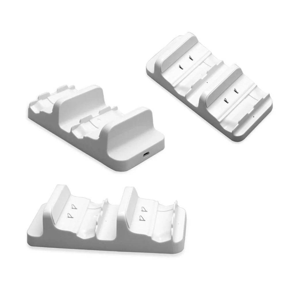 ALLOYSEED Dual USB Charging Dock Station Holder Stand With 2Pcs Battery Packs For Xbox One S Wireless Game Controller Gamepad |