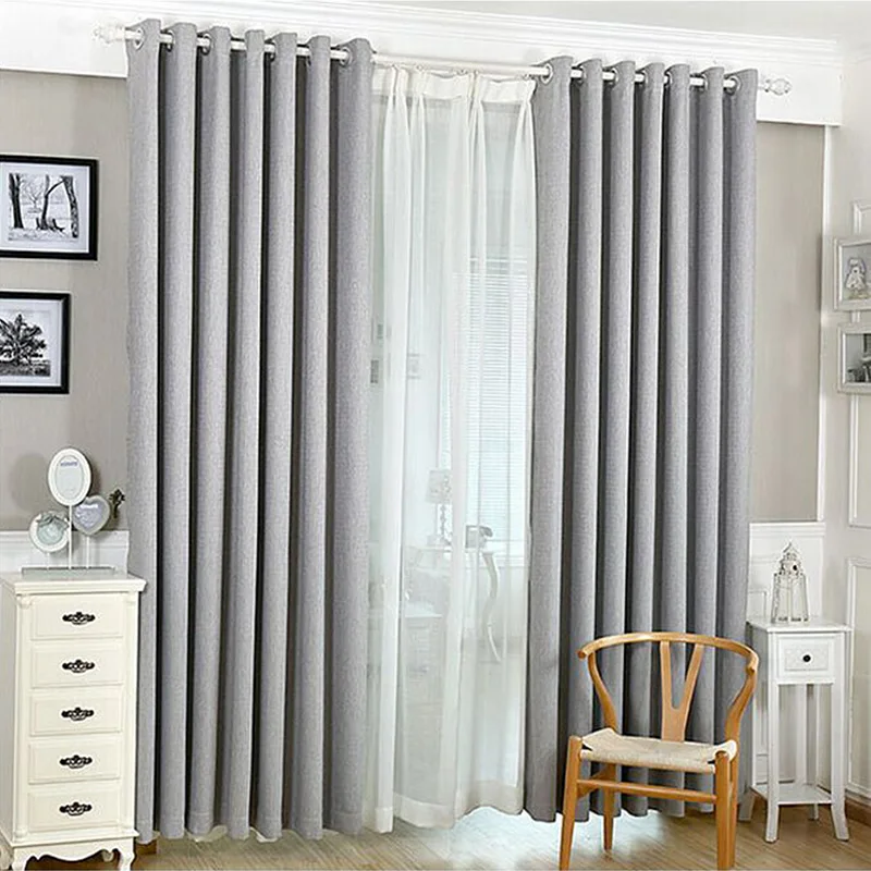 

New Modern Blackout Curtains For Window Treatment Blinds Finished Drapes Living Room Window Blackout Curtains #236295
