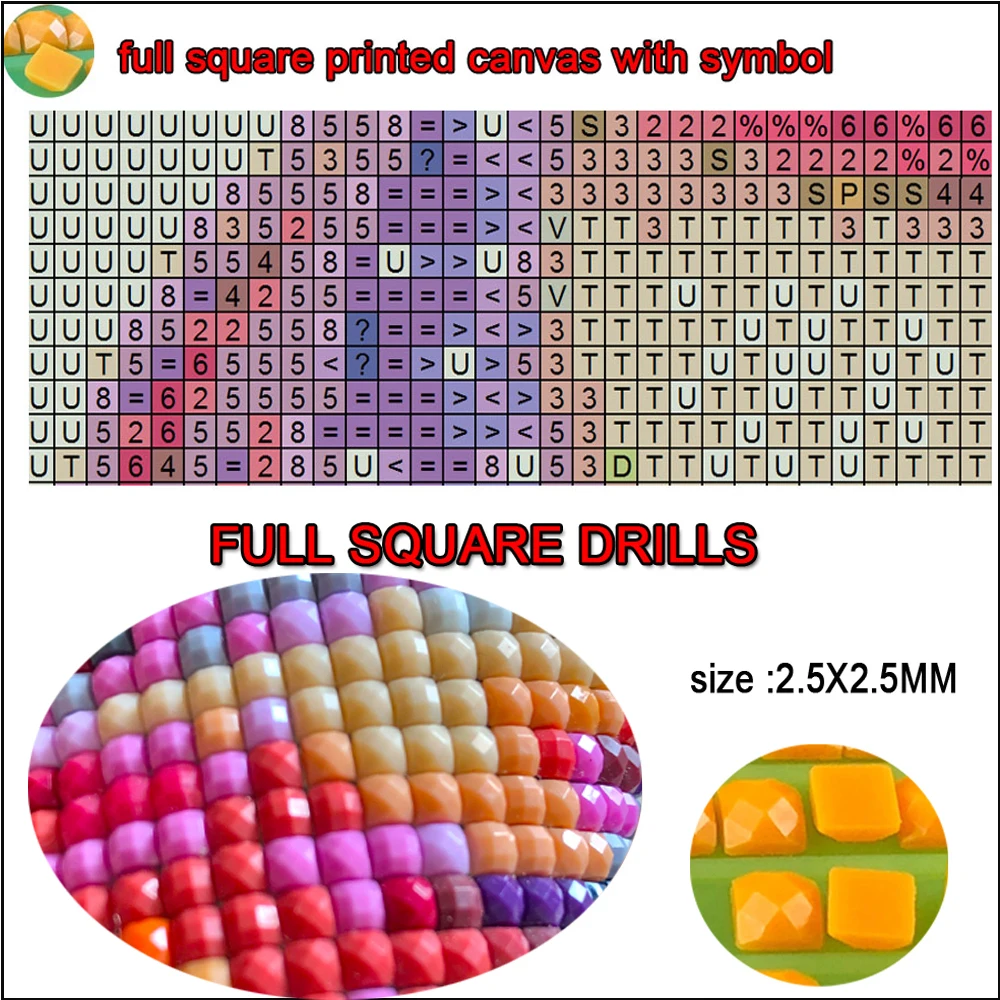 

3d Sunrise Scenery blue Cornflower diamond painting 5 pcs full square/round drill mosaic diamond Diy 5d diamond embroidery sale