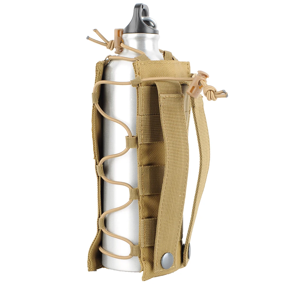 Открытый военный Molle Чехол кемпинг бутылка для воды сумка Открытый Топ выживания чайник держатель 600D полиэстер водонепроницаемый дорожные наборы