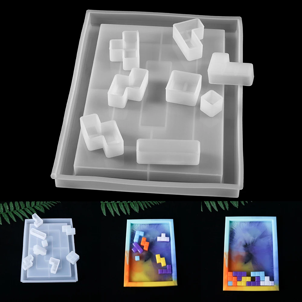 Русские тетрис силиконовые формы мальчик подарок ручной работы литье смолы