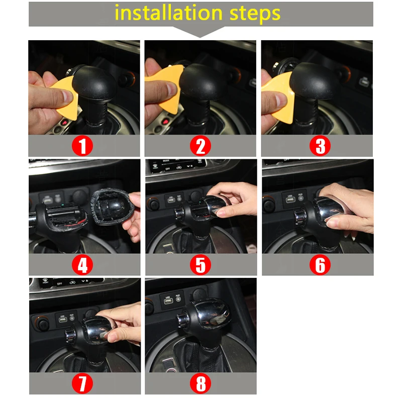 

Carbon fiber Car Gear Shift Knob Gear Head Cover Case For Kia Sportage 3 Cerato K3 Forte Sorento 2011 2012 2013 2014 2015 2016