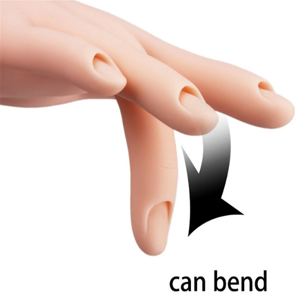 Маникюрная практики ручной маникюрный манекен для обучения ногтям ногтей